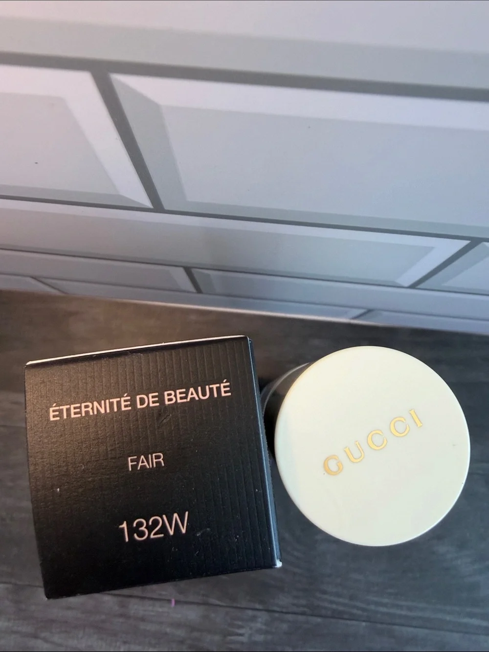 Gucci Foundation Bottle in Cream and Soft Yellow